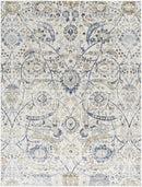 Georgiana Blue & Beige Oushak Rug Georgiana Blue & Beige Oushak Rug