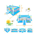 Extra Large Multifunctional Jump 'N Slide Inflatable Bouncer With Blower (SAK81243) Extra Large Multifunctional Jump 'N Slide Inflatable Bouncer With Blower (SAK81243)
