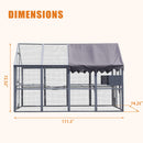 Extra Large Outdoor Cat Kitten Playpen House With Platforms, And Waterproof Cover (SAK55092) Extra Large Outdoor Cat Kitten Playpen House With Platforms, And Waterproof Cover (SAK55092)