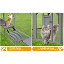 Extra Large Outdoor Cat Kitten Playpen House With Platforms, And Waterproof Cover (SAK55092) Extra Large Outdoor Cat Kitten Playpen House With Platforms, And Waterproof Cover (SAK55092)