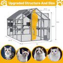 Extra Large Outdoor Cat Kitten Playpen House With Platforms, And Waterproof Cover (SAK55092) Extra Large Outdoor Cat Kitten Playpen House With Platforms, And Waterproof Cover (SAK55092)