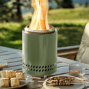 Stainless Portable Smokeless Tabletop Fire Pit for Outdoor Patio, Backyard Camping, and Bonfire Stainless Portable Smokeless Tabletop Fire Pit for Outdoor Patio, Backyard Camping, and Bonfire