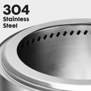 Portable Tabletop Stainless Steel Fire Pit for Outdoor Patio, Backyard Picnic, Bonfire, and Camping Portable Tabletop Stainless Steel Fire Pit for Outdoor Patio, Backyard Picnic, Bonfire, and Camping