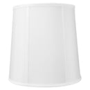 10x12x12 White Linen Fabric Drum Lampshade 10x12x12 White Linen Fabric Drum Lampshade