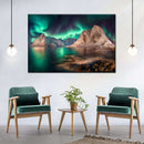 Swirling Moskenes Aurora Wall Art Swirling Moskenes Aurora Wall Art
