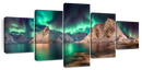 Swirling Moskenes Aurora Wall Art Swirling Moskenes Aurora Wall Art
