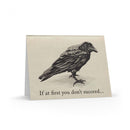 "Attempted Murder" Crow Greeting Card "Attempted Murder" Crow Greeting Card