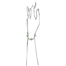 Faceted Blue Turquoise and Sterling Silver Link Bracelet Faceted Blue Turquoise and Sterling Silver Link Bracelet