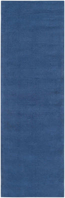 Brockton Solid Blue Wool Rug Brockton Solid Blue Wool Rug
