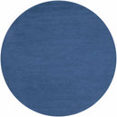 Brockton Solid Blue Wool Rug Brockton Solid Blue Wool Rug