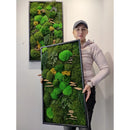 Moss Art Frame , Eco Friendly Home Decor Moss Art Frame , Eco Friendly Home Decor