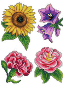 "Flowers" 124CS Counted Cross-Stitch Kit "Flowers" 124CS Counted Cross-Stitch Kit