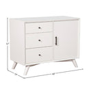 Flynn Accent Cabinet, White Flynn Accent Cabinet, White