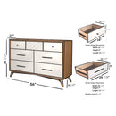 Flynn Dresser, Chestnut/White Flynn Dresser, Chestnut/White