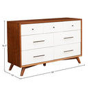 Flynn Dresser, Chestnut/White Flynn Dresser, Chestnut/White