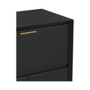 Flynn Large Bar Cabinet, Black Flynn Large Bar Cabinet, Black