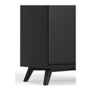 Flynn Large Bar Cabinet, Black Flynn Large Bar Cabinet, Black