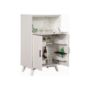 Flynn Large Bar Cabinet, White Flynn Large Bar Cabinet, White