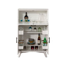 Flynn Large Bar Cabinet, White Flynn Large Bar Cabinet, White
