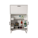 Flynn Large Bar Cabinet, White Flynn Large Bar Cabinet, White
