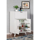 Flynn Large Bar Cabinet, White Flynn Large Bar Cabinet, White