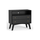 Flynn Large Nightstand, Black Flynn Large Nightstand, Black