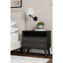 Flynn Large Nightstand, Black Flynn Large Nightstand, Black
