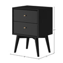 Flynn Nightstand, Black Flynn Nightstand, Black