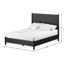 Flynn Panel Bed, Black Flynn Panel Bed, Black