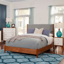 Flynn Panel Bed, Chestnut/Grey Flynn Panel Bed, Chestnut/Grey