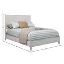 Flynn Panel Bed, Gray Flynn Panel Bed, Gray