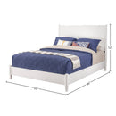 Flynn Panel Bed, White Flynn Panel Bed, White