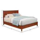 Flynn Platform Bed, Chestnut Flynn Platform Bed, Chestnut
