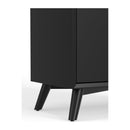 Flynn Small Bar Cabinet, Black Flynn Small Bar Cabinet, Black