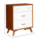 Flynn Small Chest, Chestnut/White Flynn Small Chest, Chestnut/White
