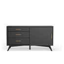 Flynn Small TV Console, Black Flynn Small TV Console, Black