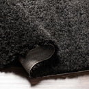 Siari Black Shag Area Rug - Clearance Siari Black Shag Area Rug - Clearance
