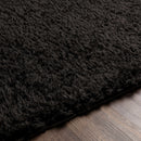 Siari Black Shag Area Rug - Clearance Siari Black Shag Area Rug - Clearance