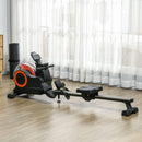 Foldable Water Rowing Machine With Adjustable Resistance, Wheels, LCD Monitor And Tablet Holder (SAK53758) Foldable Water Rowing Machine With Adjustable Resistance, Wheels, LCD Monitor And Tablet Holder (SAK53758)