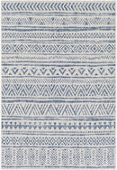 Novato Navy All Over Pattern Performance Rug Novato Navy All Over Pattern Performance Rug