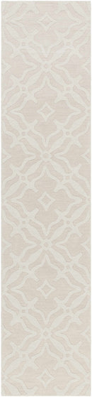 Fyffe Embossed Beige Wool Area Rug Fyffe Embossed Beige Wool Area Rug