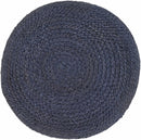 Gail Navy Jute Knitted Pouf Gail Navy Jute Knitted Pouf