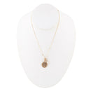 Gemini - Zodiac White Mother of Pearl Golden Charm Necklace Gemini - Zodiac White Mother of Pearl Golden Charm Necklace