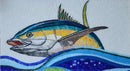 Glass Mosaic Art - The Big Fish Glass Mosaic Art - The Big Fish