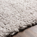 Siari Solid Medium Gray Shag Rug Siari Solid Medium Gray Shag Rug