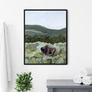 "Grazing in Yellowstone" Art Print "Grazing in Yellowstone" Art Print