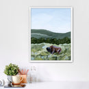 "Grazing in Yellowstone" Art Print "Grazing in Yellowstone" Art Print
