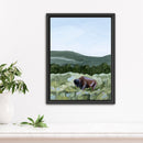 "Grazing in Yellowstone" Art Print "Grazing in Yellowstone" Art Print