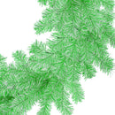 Green and White Tinsel Christmas Wreaths Green and White Tinsel Christmas Wreaths