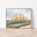 "Grove of Gold" Art Print "Grove of Gold" Art Print